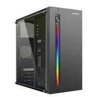 Корпус Minitower Ginzzu D370 Black MicroATX без БП (D370 RGB Window)