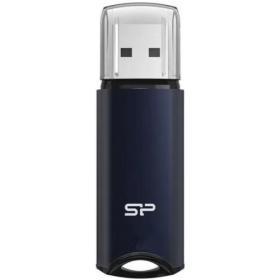 Флеш накопитель 32Gb Silicon Power Marvel M02, USB 3.2, Синий - фото 1 - id-p219447251