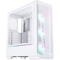 PHANTEKS Eclipse G360A, White, 3x120mm ARGB Fan + ARGB Strip, боковая панель Tempered Glass, Mid-Tower /