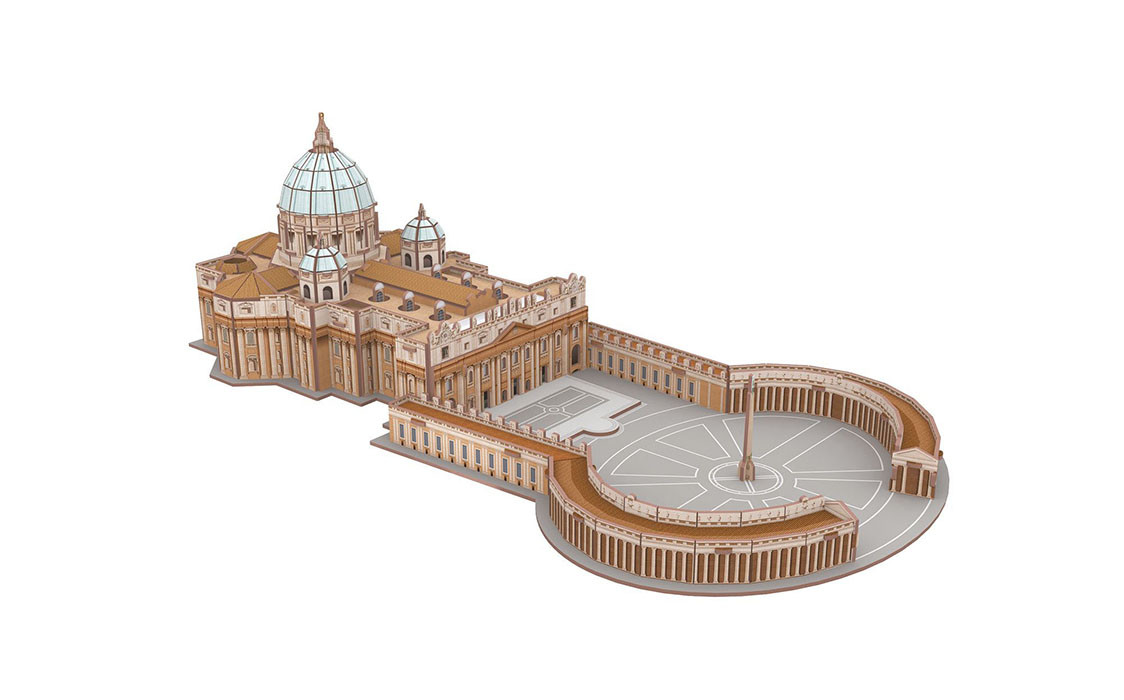 3D пазл Revell Собор Святого Петра в Ватикане - фото 5 - id-p226449879