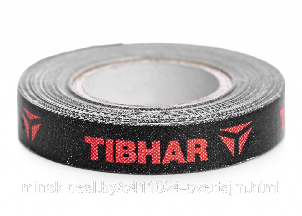 Торцевая лента для ракетки н/т Tibhar Classic 9мм/5м (black/red) - фото 1 - id-p226449665