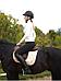 Шлем для верховой езды конного спорта катания на лошадях Жокейка каска декатлон наездника всадника черный, фото 5