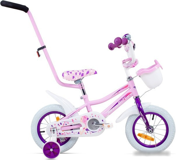 Детский велосипед AIST Wiki 12 2021 (розовый) - фото 1 - id-p226450108