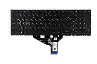 Клавиатура для ноутбука HP Omen 15-DC, чёрная, с подсветкой, RU