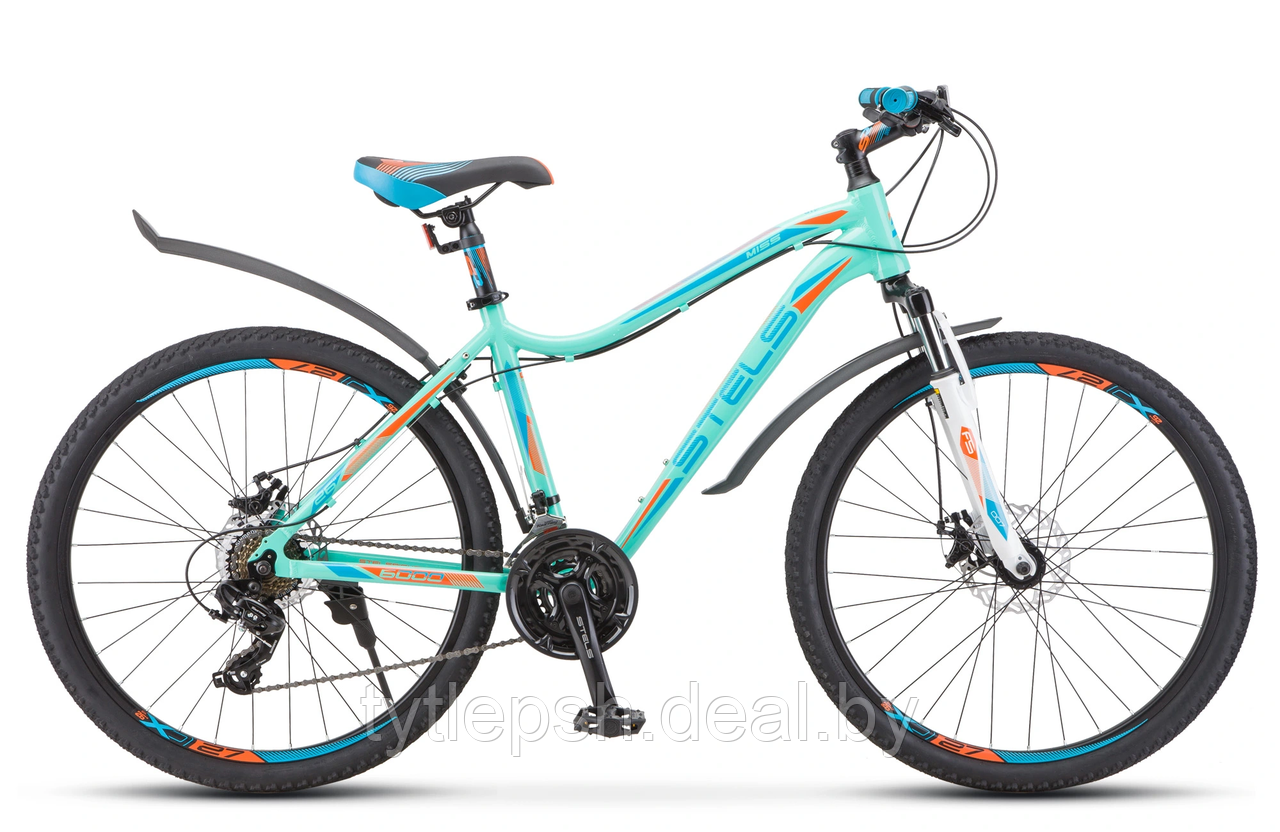 Велосипед Stels Miss 6000 MD 26 V010 2021 (Мятно-матовый) - фото 2 - id-p177567422