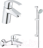 Комплект смесителей GROHE Eurosmart 33265002 + 33300002 + 27853000