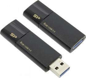 Флеш накопитель 8Gb Silicon Power Blaze B05 SP008GBUF3B05V1K, USB 3.2, Черный - фото 1 - id-p226462381
