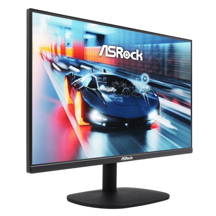 Монитор ASRock 27" CL27FF Black (IPS, 1920x1080, D-Sub+HDMI, 1 ms, 178°/178°, 250 cd/m, 1000:1, 100Hz) - фото 1 - id-p226454888