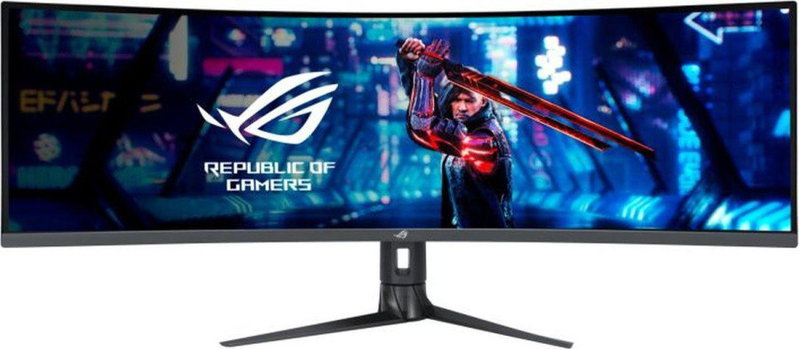 Монитор Asus 49" ROG Strix XG49WCR черный VA LED 1ms 32:9 HDMI матовая HAS Piv 450cd 178гр/178гр 5120x1440 - фото 1 - id-p226454891