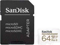 Карта памяти SanDisk microSDXC UHS-3 64GB (SDSQQVR-064G-GN6IA)