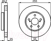 Тормозной диск Bosch 0986478584