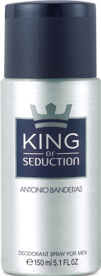 Парфюмерный набор Antonio Banderas King Of Seduction туалетная вода 100мл + дезодорант-спрей 150мл - фото 3 - id-p226468281