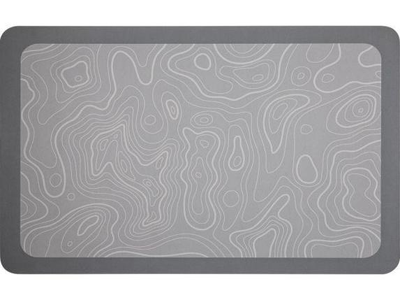 Коврик влаговпитывающий, 50х80 см, серия DIATOMITE, grey abstract, PERFECTO LINEA, фото 2