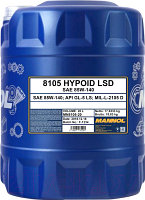 Трансмиссионное масло Mannol Hypoid LSD 85W140 GL-5 / MN8105-20