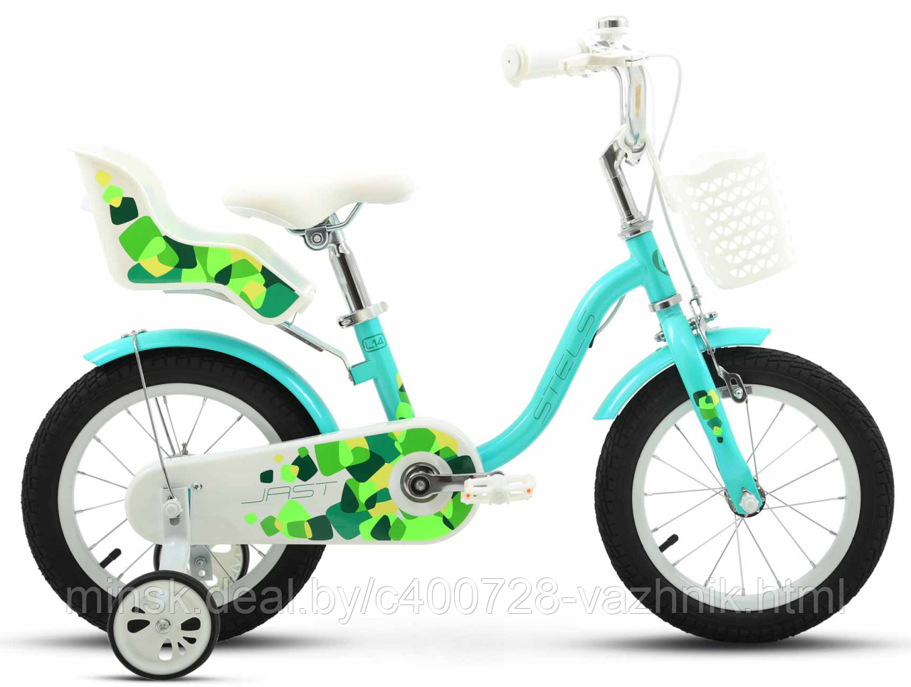 Детский велосипед Stels Jast KB 16" Z010 (2024) мятный - фото 1 - id-p226472100