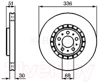 Тормозной диск Bosch 0986479202