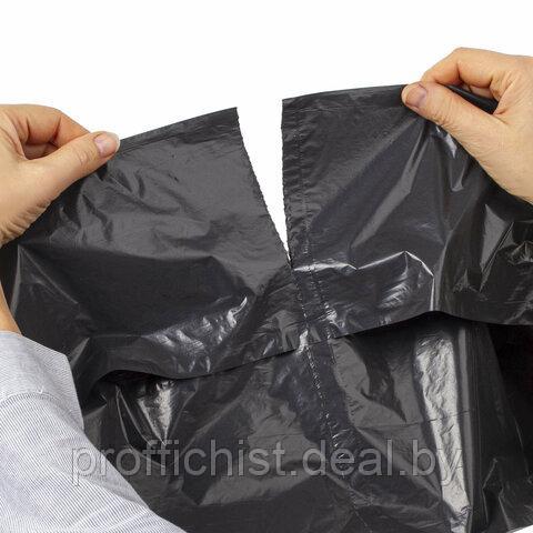Мешки для мусора 200 л, черные, в пачке 5 шт., особо прочные, ПВД 50 мкм, 90х130 см, LAIMA Цена без НДС! - фото 5 - id-p226472106