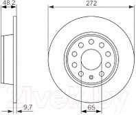 Тормозной диск Bosch 0986479677