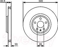 Тормозной диск Bosch 0986479464