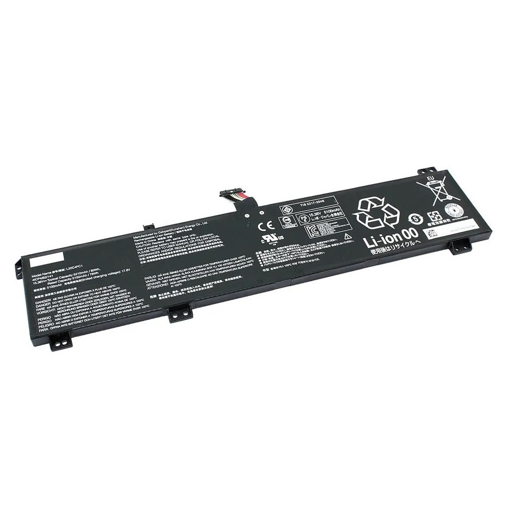 Аккумулятор для Lenovo (L20C4PC1) Legion 5 Pro-16ACH6, 80Wh, 5210mAh, 15.36V, - фото 1 - id-p226449610