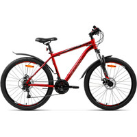 Велосипед AIST Quest Disc 26 р.18 2022 (красный/черный) - фото 1 - id-p226472903