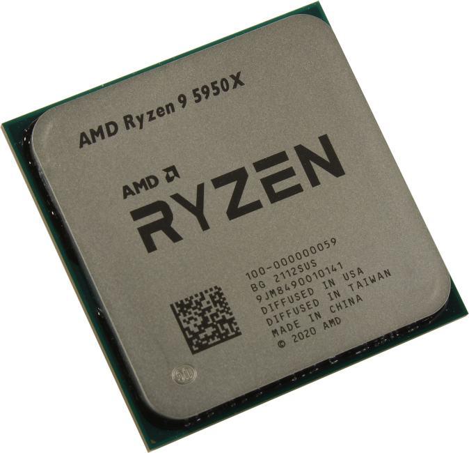 CPU AMD Ryzen 9 5950X   (100-000000059) 3.4 GHz/16core/8+64Mb/105W Socket AM4