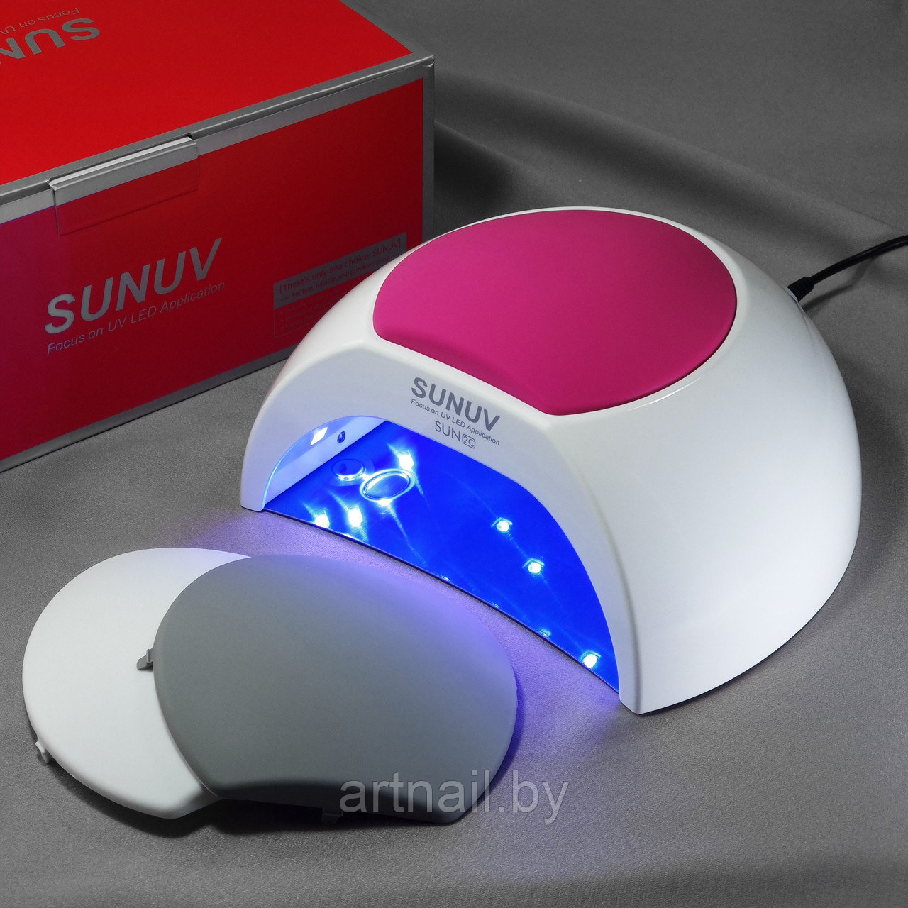 Лампа для маникюра UV/LED Lamp SUN 2c 24/48Вт С КВАРЦЕВЫМИ СВЕТОДИОДАМИ - фото 1 - id-p226475957