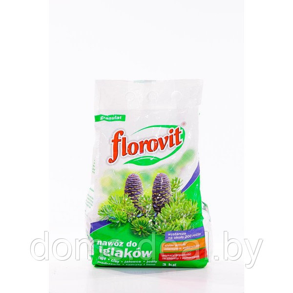 Удобрение Флоровит для хвойных гранулированное, пакет 1кг Florovit для хвойных - фото 1 - id-p226473115