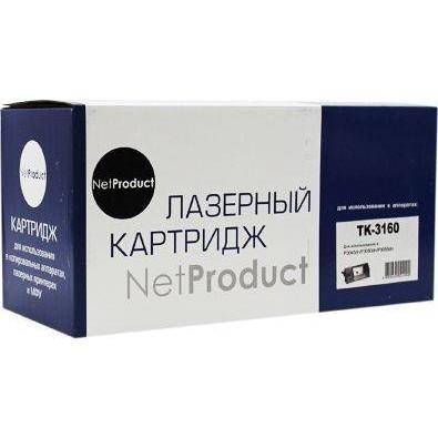 NetProduct TK-3160 Картридж для Kyocera для ECOSYS P3045dn/3050dn/3055dn/3060dn (12500k) с чипом - фото 1 - id-p226487759