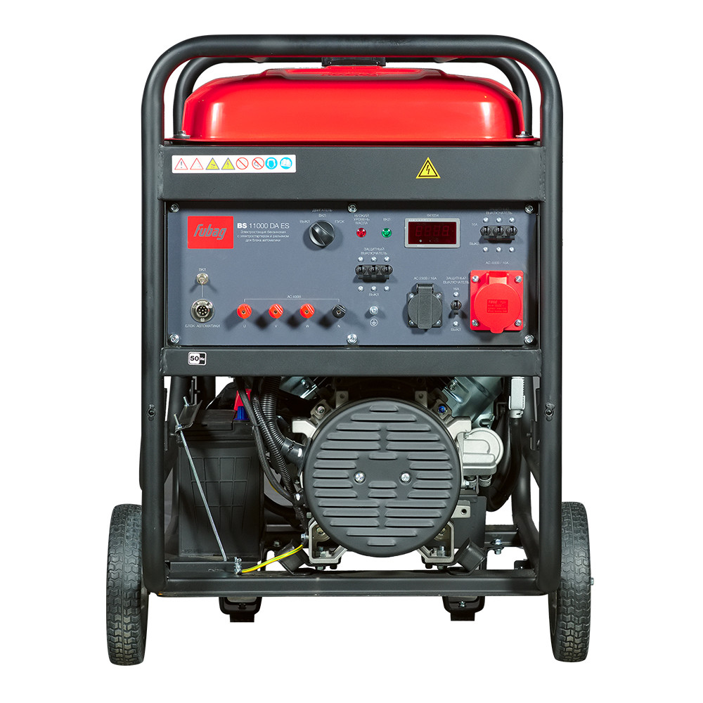 Генератор бензиновый FUBAG BS 11000 DA ES с электростартером и коннектором автоматики - фото 3 - id-p226481612