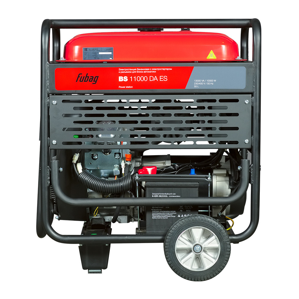 Генератор бензиновый FUBAG BS 11000 DA ES с электростартером и коннектором автоматики - фото 5 - id-p226481612