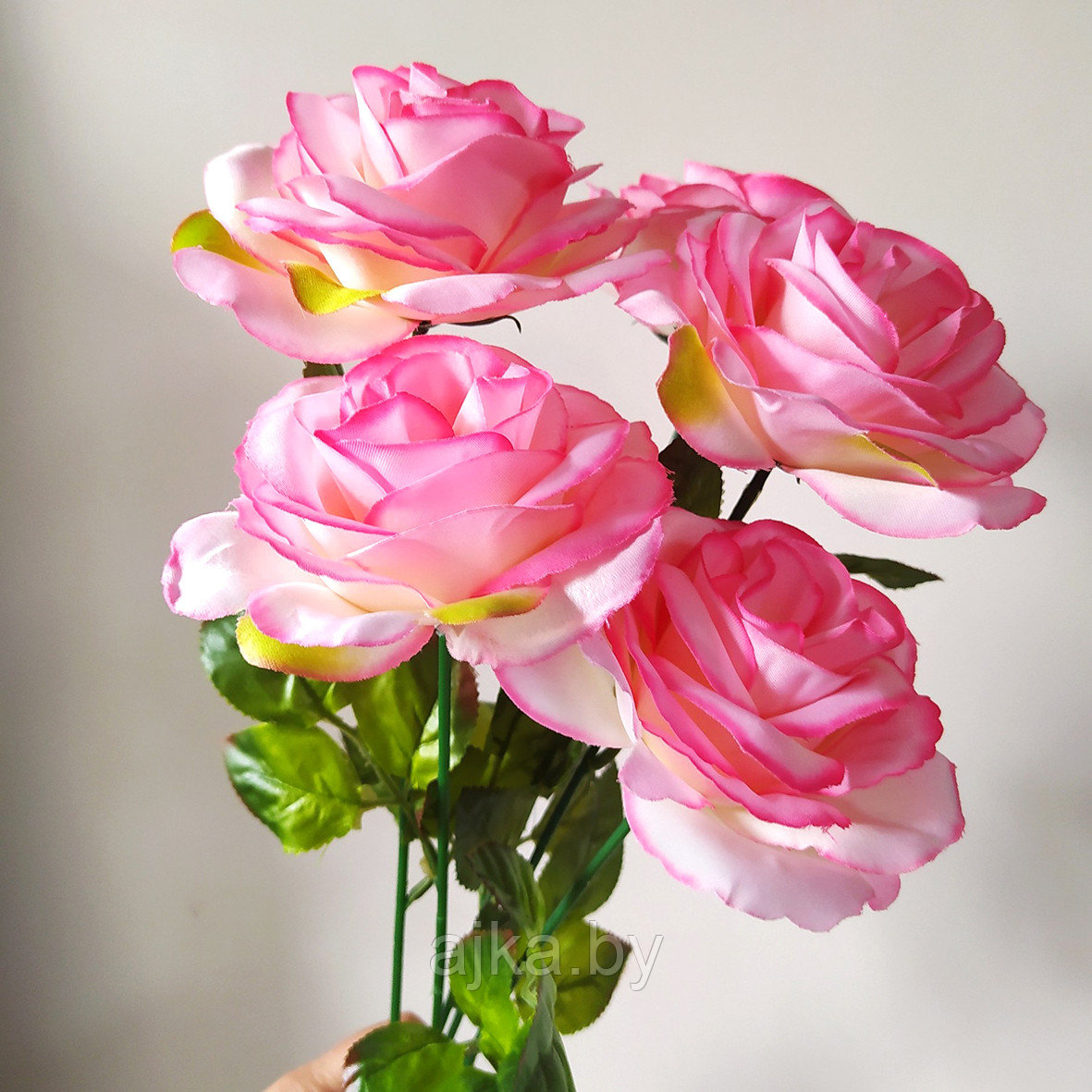 Роза одиночная 65 см, розовый - фото 4 - id-p226488051