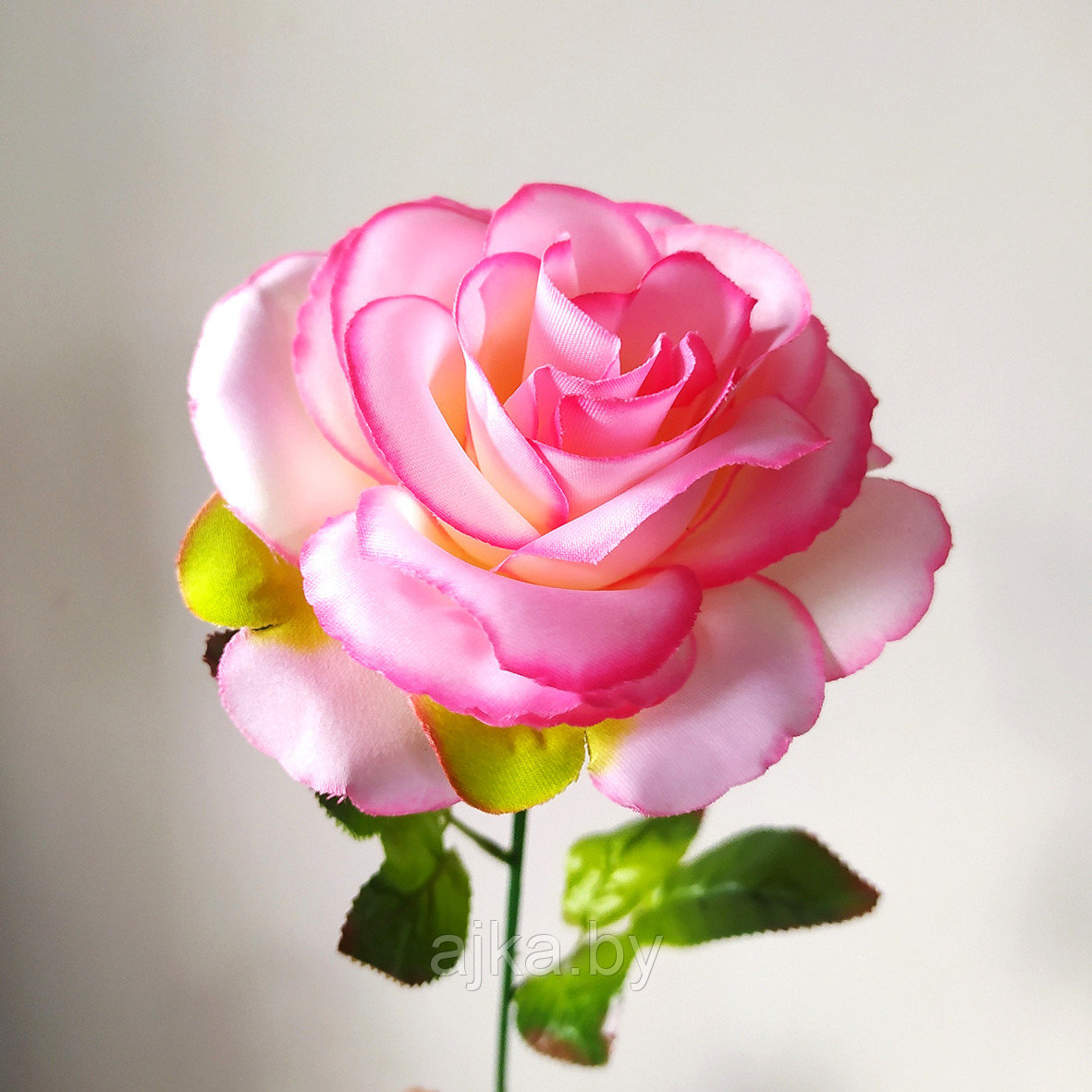 Роза одиночная 65 см, розовый - фото 1 - id-p226488051