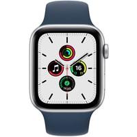 Умные часы Apple Watch SE 40 мм (алюминий серебристый/синий омут спортивный) - фото 2 - id-p226497862