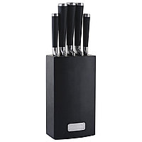 Набор ножей из нержавеющей стали 6 предметов Kamille (5 ножей на подставке) KM-5132