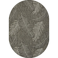 Ковёр овальный Merinos Kair, размер 200x290 см, цвет gray