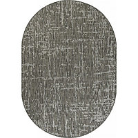 Ковёр овальный Merinos Kair, размер 100x200 см, цвет gray