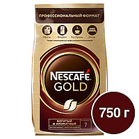 Кофе Nescafe Gold растворимый сублимированный с добавлением натурального молотого кофе, 750 г