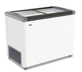 Морозильный ларь Frostor (Фростор) GELLAR FG 350 C с прямым стеклом серый (310 л)