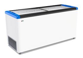 Морозильный ларь Frostor (Фростор) GELLAR FG 600 C с прямым стеклом синий (520 л)