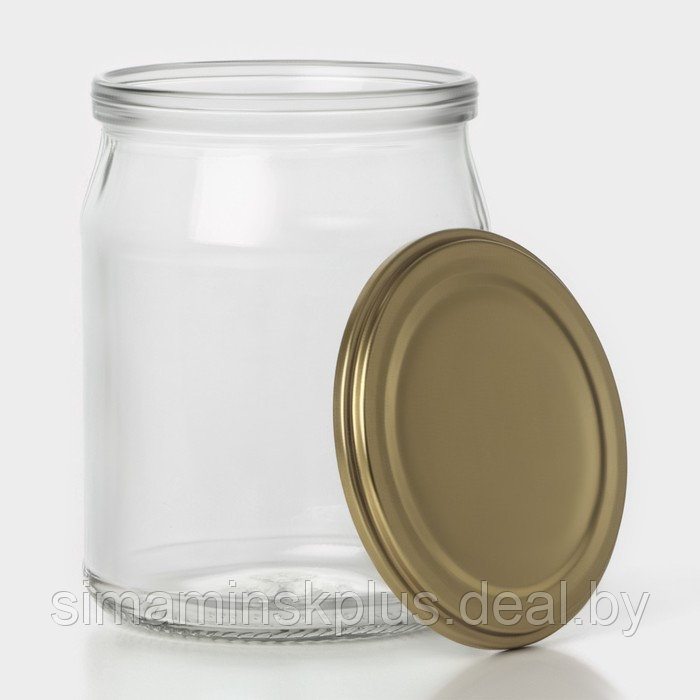 Набор стеклянных банок с крышкой Доляна, СКО-82 мм, 0,5 л, 15 штук - фото 3 - id-p226499395
