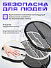 Электрическая мухобойка - антимоскитная лампа Electric mosquito swatter 2 в 1 (зарядная база - 2 шт), фото 4