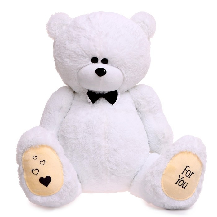 Мягкая игрушка «Мишка Дедди», цвет белый, 130 см - фото 1 - id-p226499468