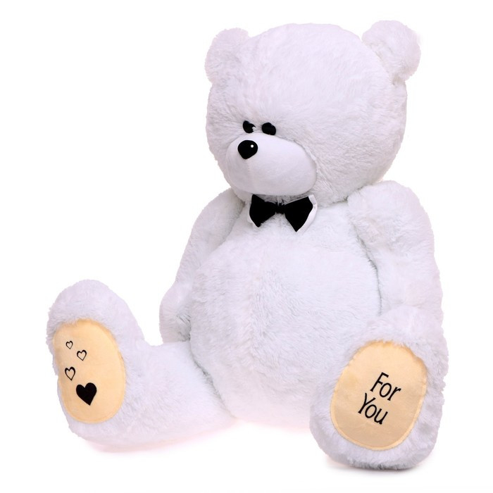 Мягкая игрушка «Мишка Дедди», цвет белый, 130 см - фото 2 - id-p226499468