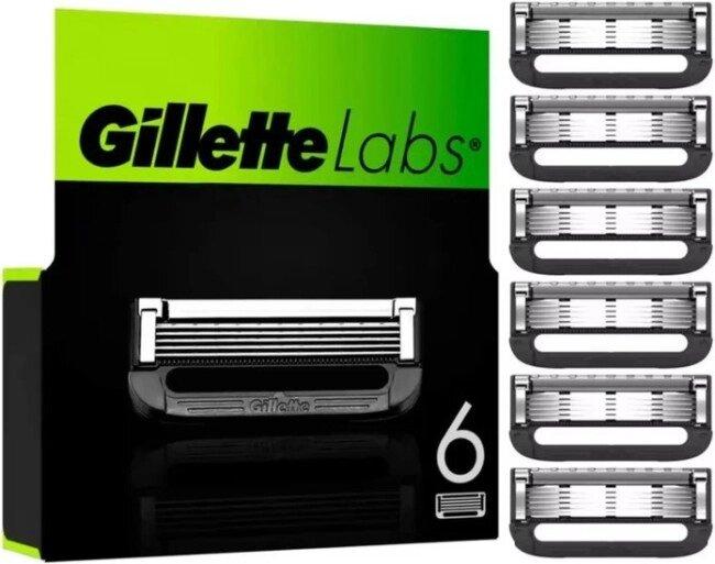 Сменные кассеты для бритья Gillette Labs (6 шт) - фото 1 - id-p222385520
