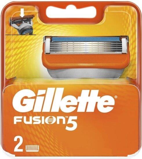 Сменные кассеты для бритья Gillette Fusion5 (2 шт) - фото 1 - id-p194257367