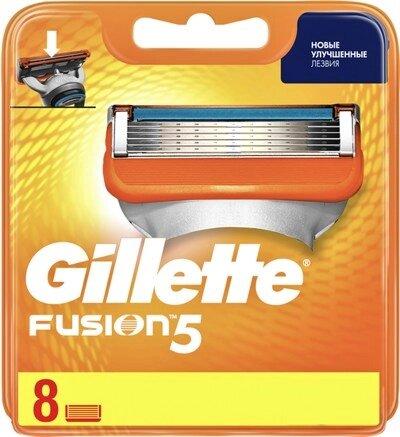 Сменные кассеты для бритья Gillette Fusion5 (8 шт) - фото 4 - id-p194257366