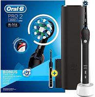 Электрическая зубнaя щеткa Braun Oral-B PRO 2 2500 Black (D501.513.2X) Design Edition