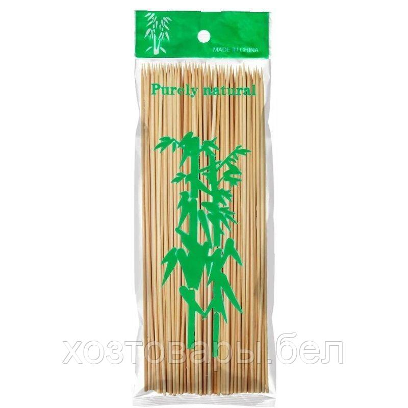 Шпажки-шампуры бамбуковые 20см (100шт) - фото 1 - id-p226499606