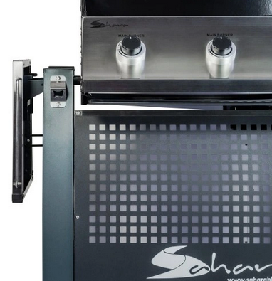 Гриль газовый Sahara S375 Roaster BBQ, дымчатый/черный - фото 7 - id-p204783175